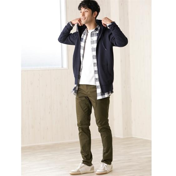 25ss 新品 コモリ チノパンツ ウォッシュ加工 セミワイドシルエット パンツ COMOLI KHAKI チノパンツ | Less Higashikawa