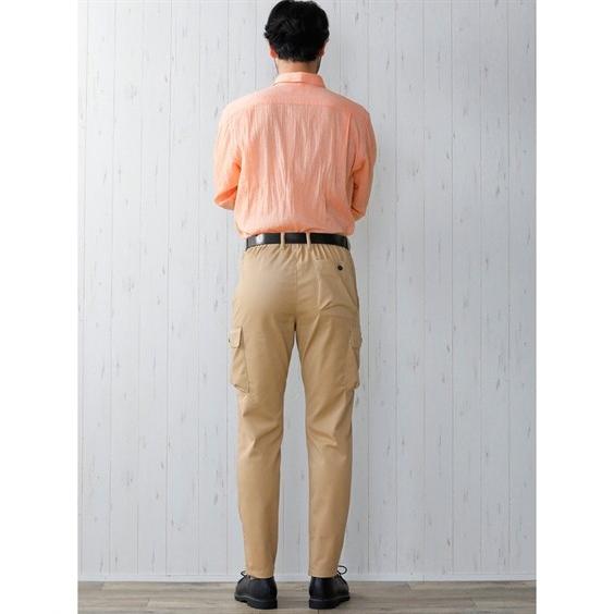 ストレッチツイルカーゴパンツ 股下７０ｃｍ メンズ Lcb 5lcb ひも付き後ろゴム仕様だから締め付け知らずでラクチン 大きいサイズ メンズ Zzy4cb0141 Style Gear By ニッセン 通販 Yahoo ショッピング