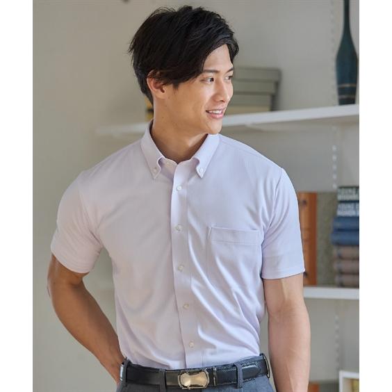 ノーアイロン ワイシャツ 半袖 はるやま i-Shirt アイシャツ ストレッチ iシャツ 伸びる ビジネス ボタンダウン M-10L 大きいサイズ メンズ ニッセン nissen｜faz-store｜11