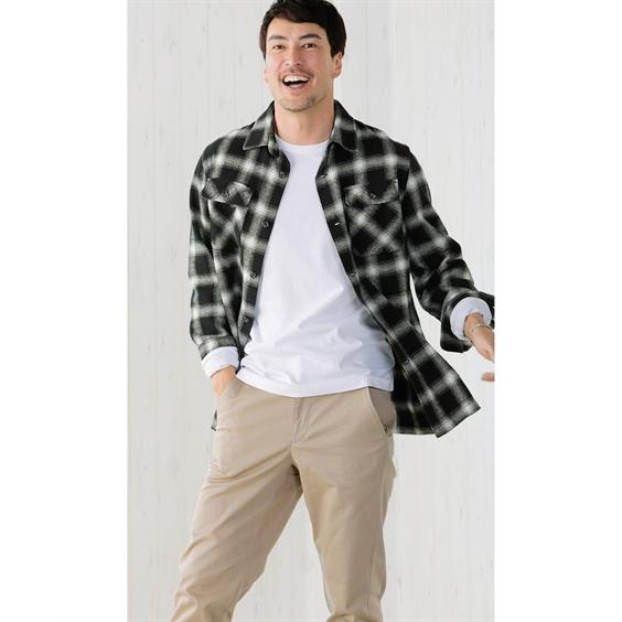 シャツインにおすすめ 綿１００ クルーネック長袖tシャツ メンズ M 10l 重ね着インナーとして大活躍 大きいサイズ メンズ トップス ニッセン Zzy4cd0133 Style Gear By ニッセン 通販 Yahoo ショッピング