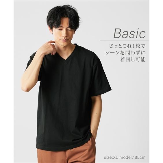 ニッセン（nissen） Tシャツ 半袖 ヘビーウェイト 綿100％ 無地 V