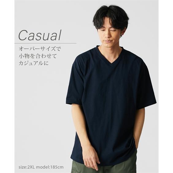 ニッセン（nissen） Tシャツ 半袖 ヘビーウェイト 綿100％ 無地 V