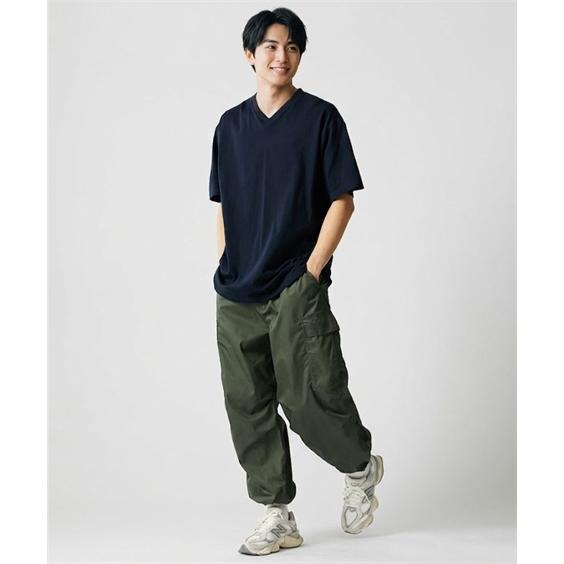 ニッセン（nissen） Tシャツ 半袖 綿100％ 無地 Vネック しっかりめ