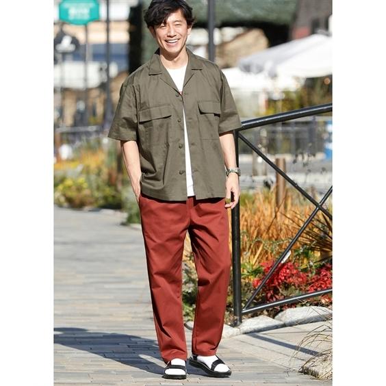 動きやすくて今っぽい ツイルシェフロングパンツ メンズ M 10l ほどよいワイドシルエットでトレンド感のある１着 大きいサイズ メンズ ボトムス Zzy4c21b0186 Style Gear By ニッセン 通販 Yahoo ショッピング