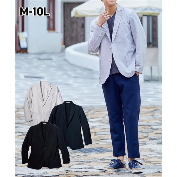 アウター アウター ジャケット メンズ M 10l 別売りパンツとセットアップ着用可能 シアサッカー素材ジャケ Zzy4c22b0113 Style Gear By ニッセン 通販 Yahoo ショッピング