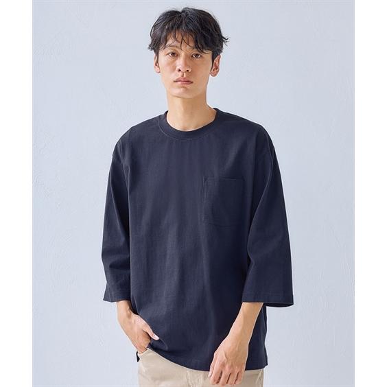 ニッセン 七分袖 Tシャツ 綿100% ヘビーウェイト オーバーサイズ ニッセン 七分袖 Tシャツ 綿100% ヘビーウェイト オーバーサイズ