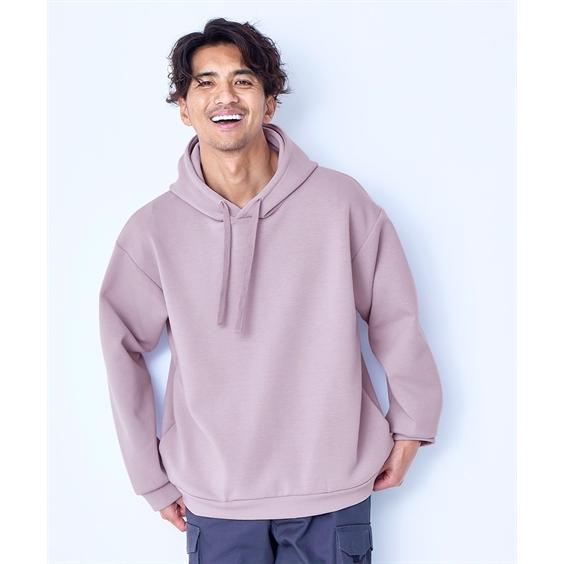 ニッセン（nissen） トップス パーカー ダブルフェイス オーバーサイズ