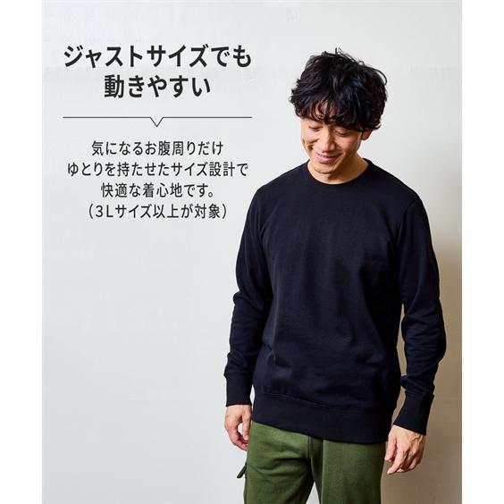 ニッセン（nissen） クルーネックトレーナー メンズ M-10Lサイズ 綿100