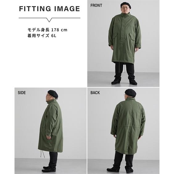 ニッセン（nissen） アウター はっ水 オーバーサイズ モッズコート M