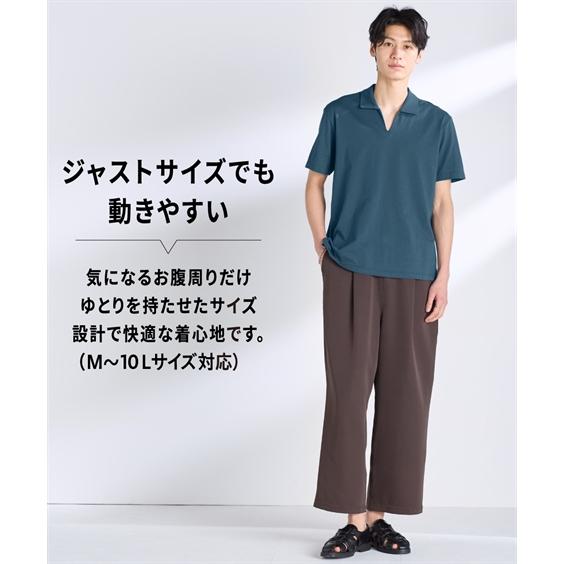 【クッパ】DESCENTE ポロシャツ ロンT 国体　Lサイズ ニッセン（nissen） ポロシャツ 綿100% スキッパー 半袖 ポロシャツ