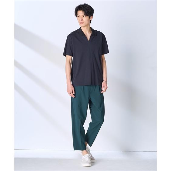 ニッセン（nissen） ポロシャツ 綿100% スキッパー 半袖 ポロシャツ