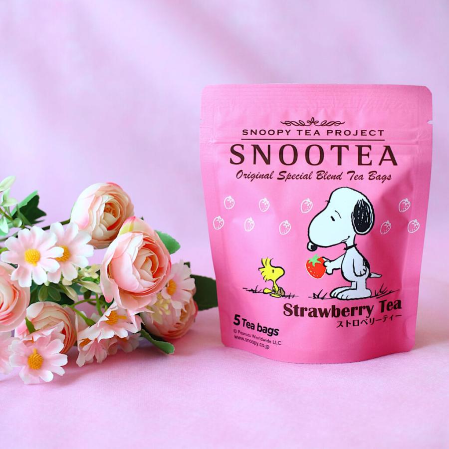 SNOOPY（スヌーピー） SNOOTEA(スヌーティー)デイリーパック/ストロベリーティー/SNOOPY TEA PROJECT(スヌーピー ...