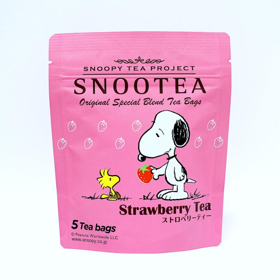 SNOOPY（スヌーピー） SNOOTEA(スヌーティー)デイリーパック/ストロベリーティー/SNOOPY TEA PROJECT(スヌーピー ...