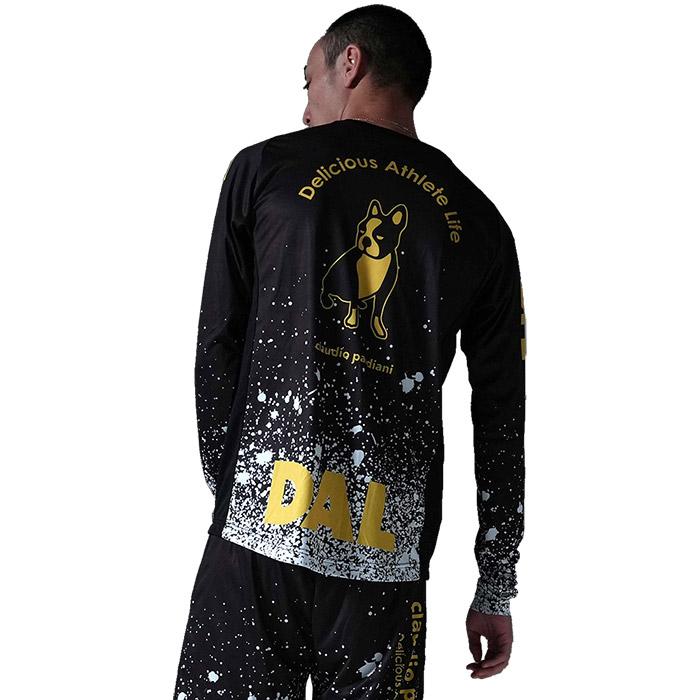 claudio pandiani 獅子歌歌+9 ロングスリーブワークアウトシャツ