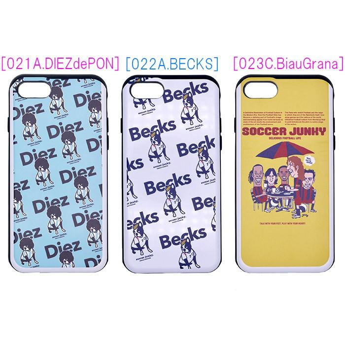 サッカージャンキー スマホケース スライド タフ iphone8 iphone7 送料