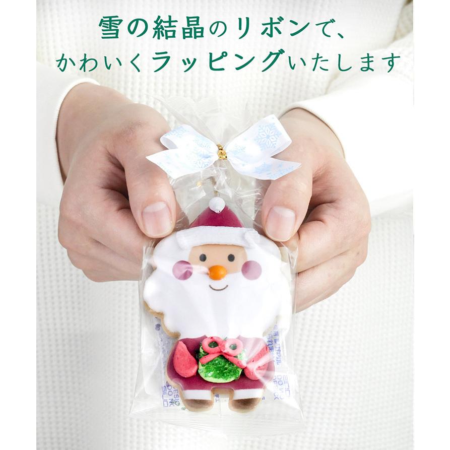 アイシングクッキー クリスマス シュガークッキー サンタ アートキャンディー 1枚｜fbcreate｜04