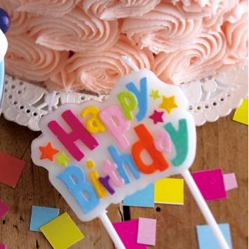 ケーキ キャンドル パーティー ピック バースデーケーキキャンドル ろうそく パステル ローソク  ロウソク 誕生日 キャンドル ケーキ用 Happy Birthday |  | 02