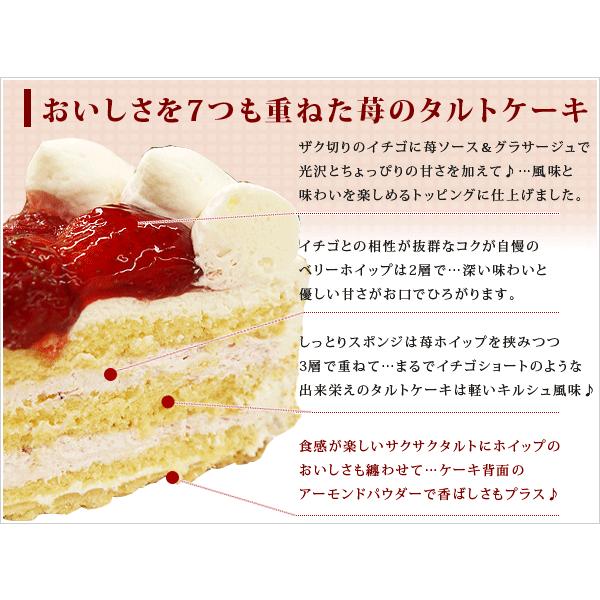 ホワイトデー のお返し 送料無料 ギフト 21 お菓子 子ども 義理 おしゃれ かわいい ケーキ プレゼント 国産 ストロベリータルトホールケーキ 7号 Ch フードセレクト Fbクリエイト 通販 Yahoo ショッピング