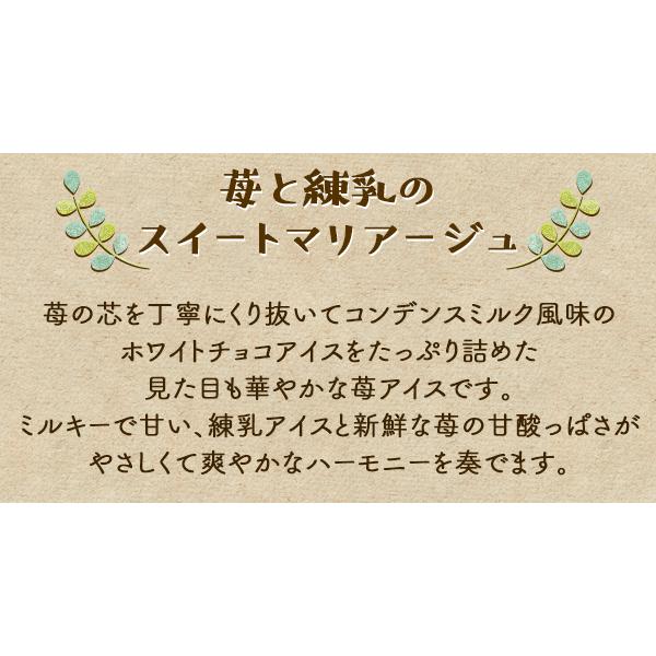 バレンタイン 2026 チョコ以外 送料無料 誕生日 プレゼント ギフト 詰め合わせ アイス ギフト 贈り物 スイーツ 春摘み苺 アイス 50粒 カゴ風袋 |  | 03