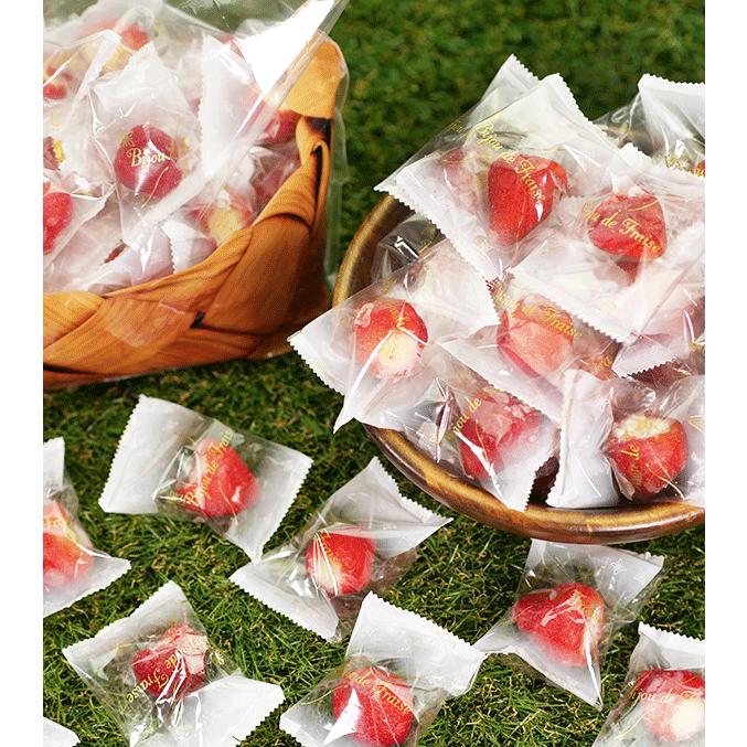 バレンタイン 2026 チョコ以外 送料無料 誕生日 プレゼント ギフト 詰め合わせ アイス ギフト 贈り物 スイーツ 春摘み苺 アイス 50粒 カゴ風袋 |  | 09