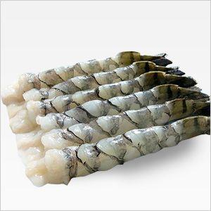 ブラックタイガー 海老 えび エビ 伸ばしむきエビ  (13cm・21/25・20尾) 冷凍食品 食品 業務用 えび エビ 海老  海鮮 食材 | 