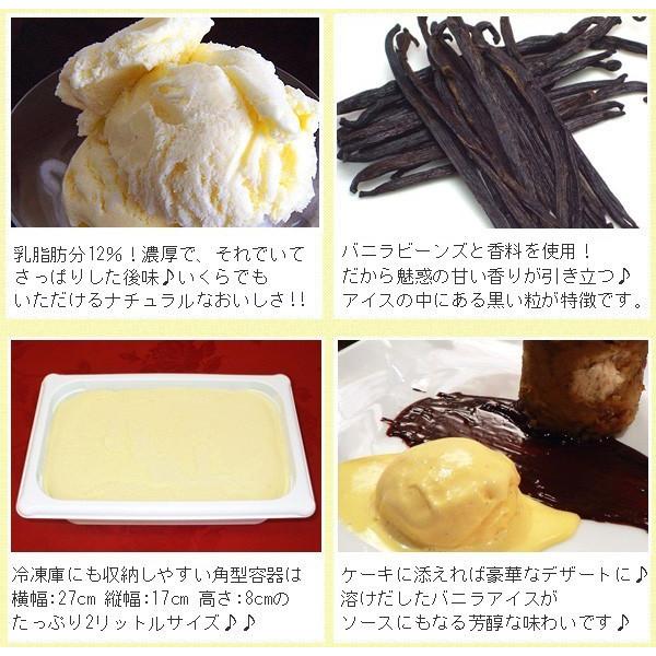 アイスクリーム 業務用 バルクアイス バニラアイスクリーム 2L 森永 国産 2リットル|fbcreate|04
