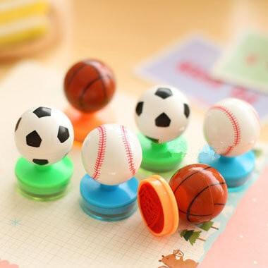 可愛いサッカーボール型のダブルスタンプ １個 Sg サッカーショップ グラシアス 通販 Yahoo ショッピング