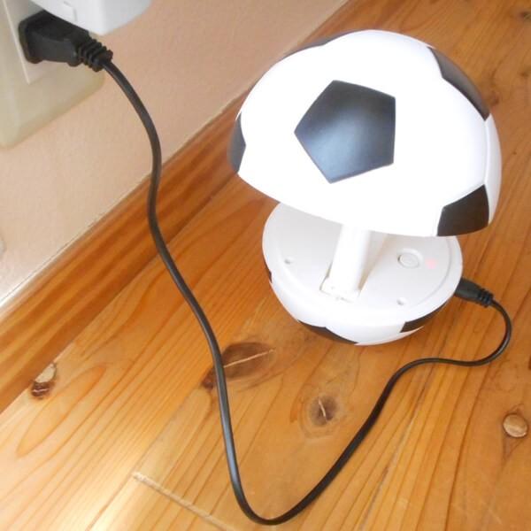 白黒サッカーボール型ランプ(コンセント使用タイプ)｜fc-gracias｜03