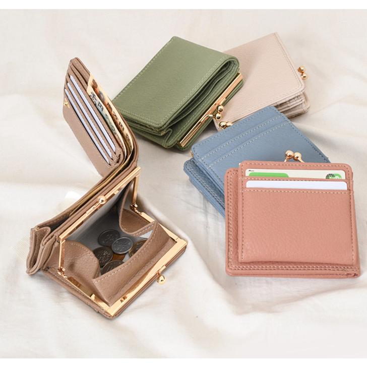 がま口財布 二つ折り 小銭入れ レディース 使いやすい お札2か所 ボックス型 中仕切りあり コンパクト 小さい カード入れ 小さめ 時短 おしゃれ | ブランド登録なし | 11