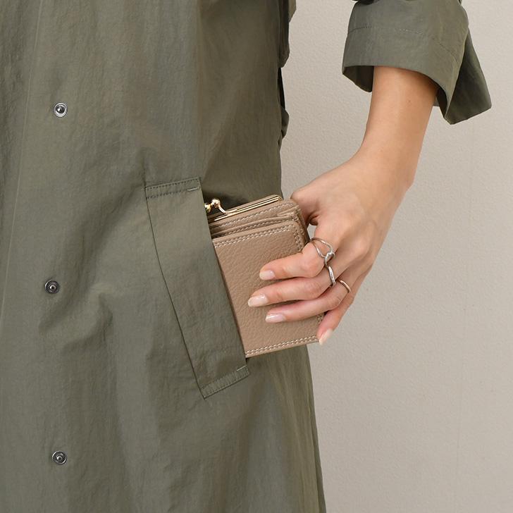 がま口財布 二つ折り 小銭入れ レディース 使いやすい お札2か所 ボックス型 中仕切りあり コンパクト 小さい カード入れ 小さめ 時短 おしゃれ | ブランド登録なし | 08