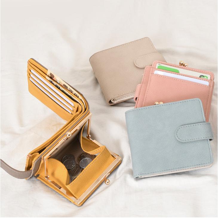がま口財布 二つ折り 小銭入れ レディース 使いやすい お札2か所 ボックス型 中仕切りあり コンパクト 小さい カード入れ 小さめ 時短 ベルト付き | ブランド登録なし | 11