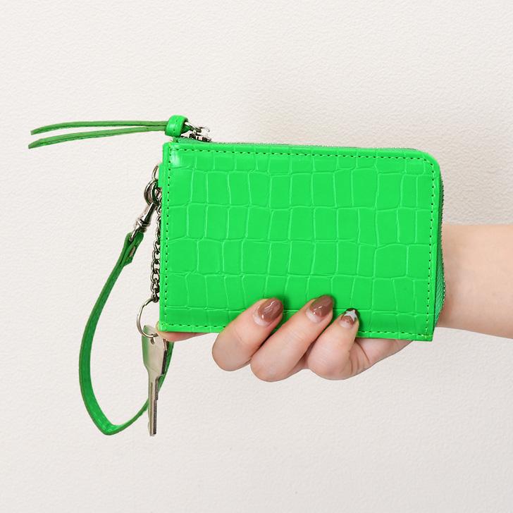 フラグメントケース レディース l字 ミニ財布 パスケース 小銭入れ