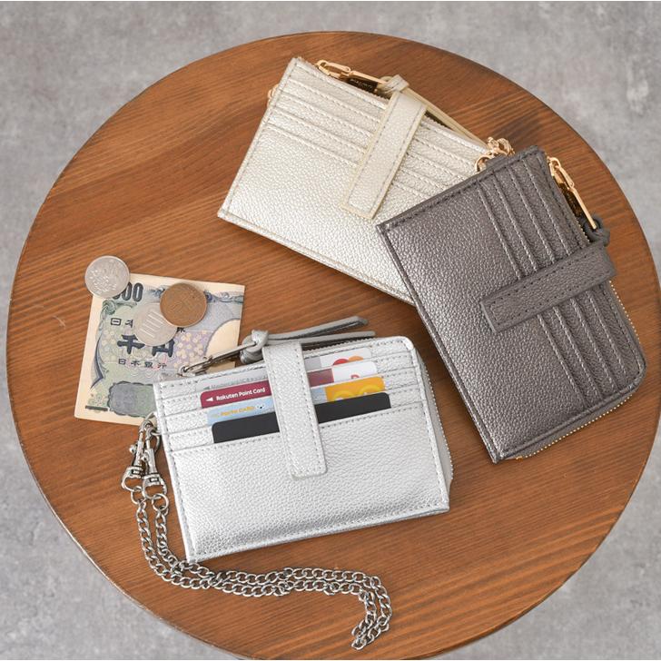 フラグメントケース レディース ミニ財布 パスケース カード入れ