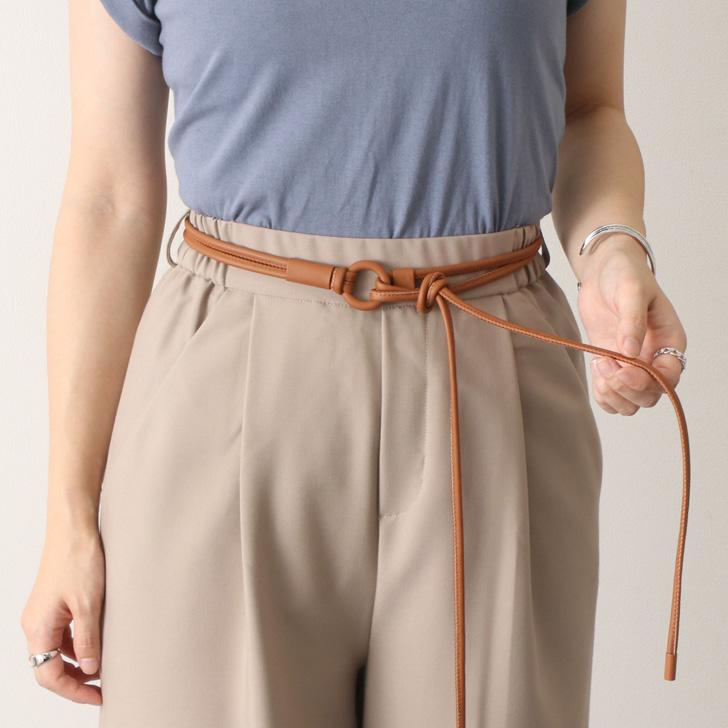 ベルト レディース ロープ フェイクレザー ダブルライン 細い おしゃれ エコレザー 合成皮革 細ベルト 紐ベルト ロング ポイント消化 Be297 Fes 通販 Yahoo ショッピング