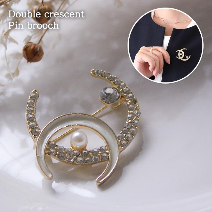 （37）アクセサリー　イミテーション　ネックレス　ピアス　指輪　ブローチ DRESS STAR（ドレススター） ネックレス ブローチ付き2Way3連フェイク