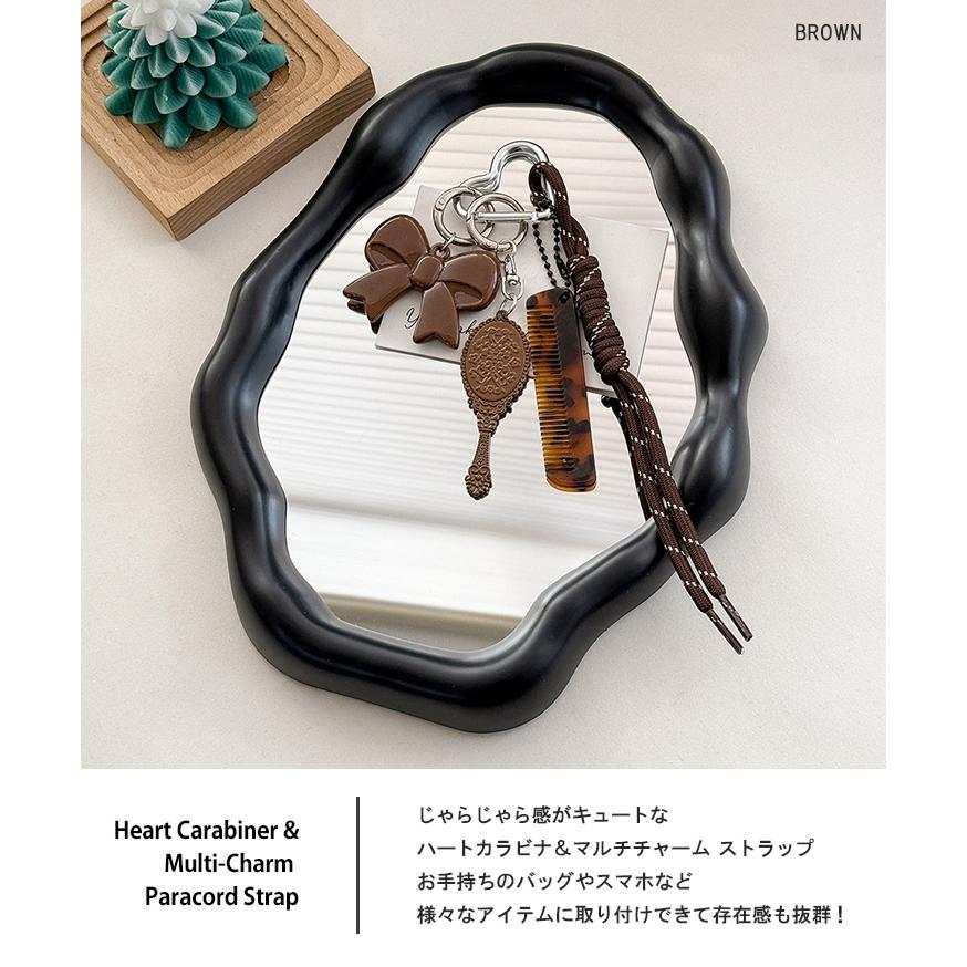 ストラップ バッグチャーム パラコード レディース じゃらじゃら