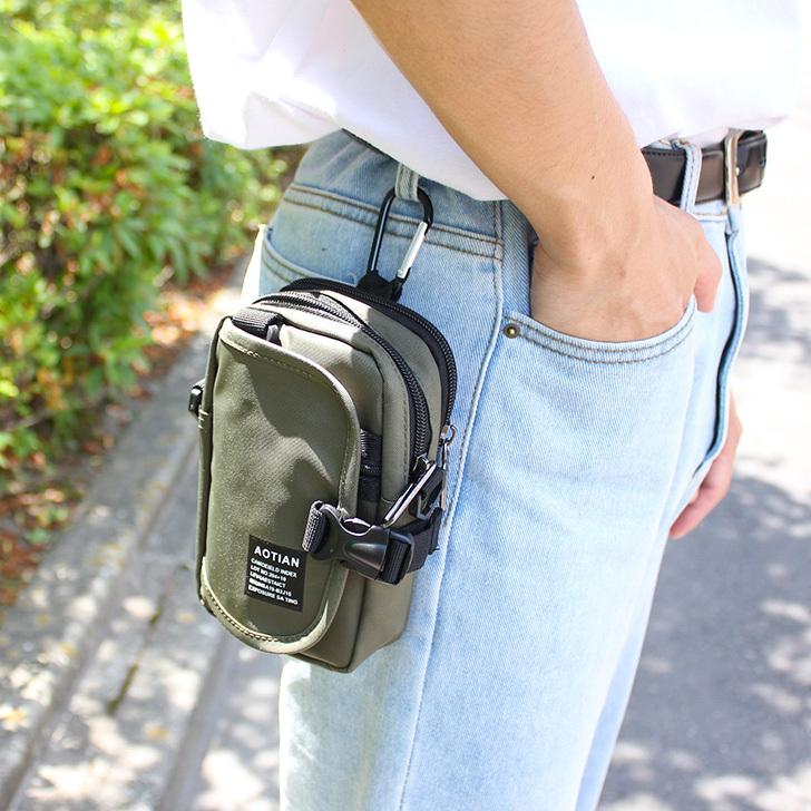 ポーチ メンズ 小物入れ おしゃれ 小さめ ショルダーバッグ 携帯 財布 タバコ ウエスト 撥水 多機能 ポイント消化 Czysbg Fes 通販 Yahoo ショッピング