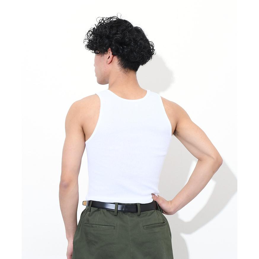 タンクトップ メンズ ヘインズ Hanes ブランド 2枚組 セット インナー トップス ノースリーブ 綿100％ コットン 無地 Aシャツ ポイント消化 | Hanes | 07