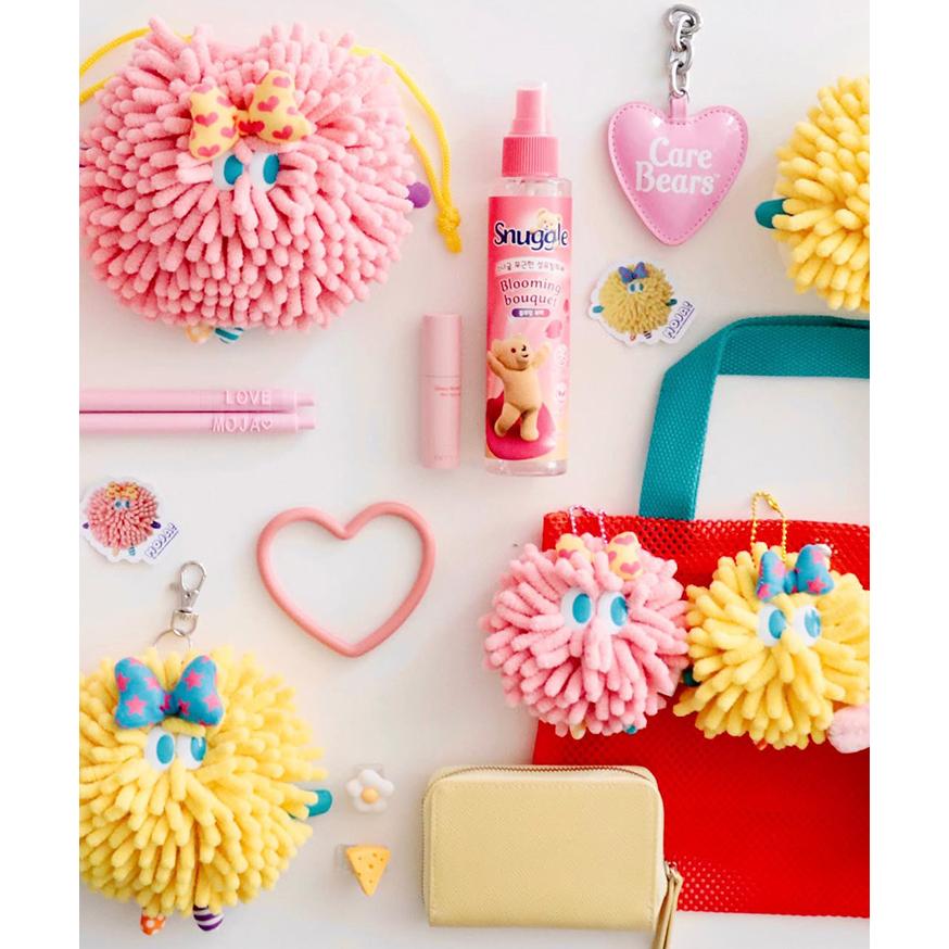 モジャ Moja! 巾着ポーチ キャラクター ポーチ 小物入れ 小さめ マルチポーチ モンスター かわいい メッシュ マスコット もふもふ 平成 | ブランド登録なし | 10