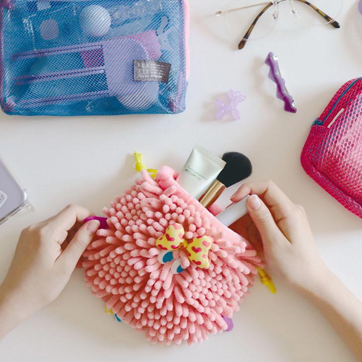 モジャ Moja! 巾着ポーチ キャラクター ポーチ 小物入れ 小さめ マルチポーチ モンスター かわいい メッシュ マスコット もふもふ 平成 | ブランド登録なし | 07