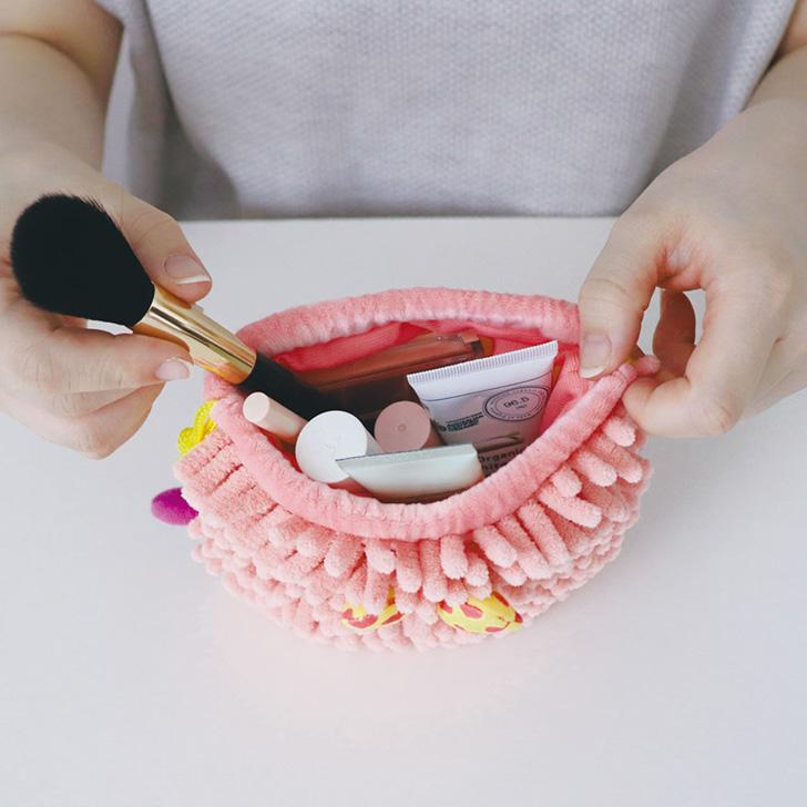 モジャ Moja! 巾着ポーチ キャラクター ポーチ 小物入れ 小さめ マルチポーチ モンスター かわいい メッシュ マスコット もふもふ 平成 | ブランド登録なし | 08