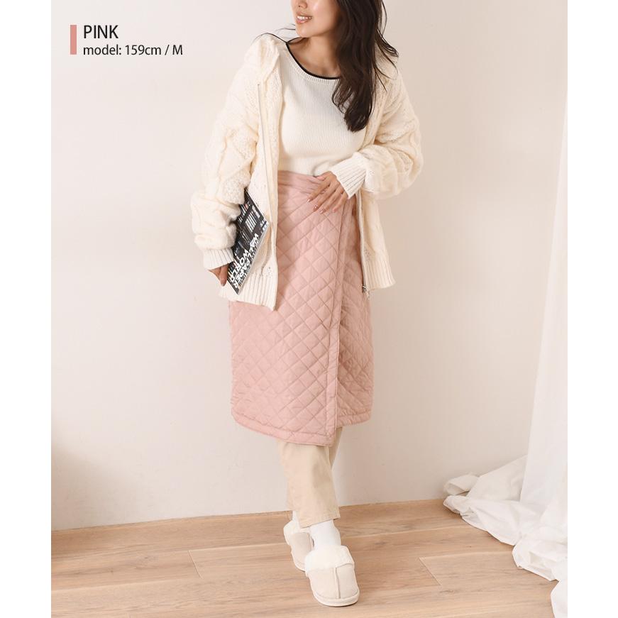 巻きスカート 防寒 ロング 裏ボア 裏起毛 腰巻きスカート 裏フリース