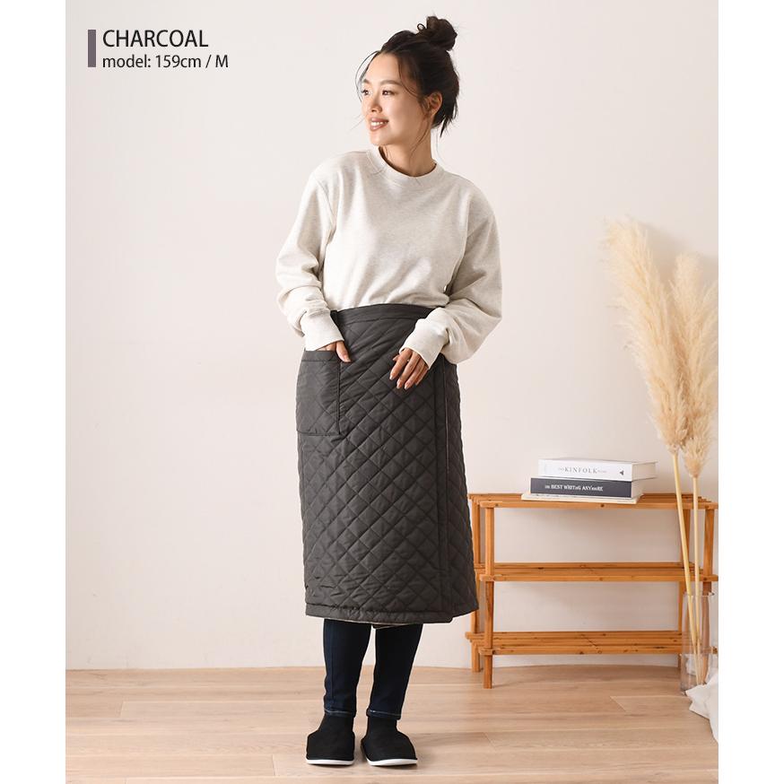 巻きスカート 防寒 ロング 裏ボア 裏起毛 腰巻きスカート 裏フリース