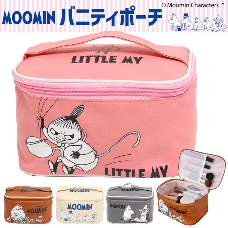 バニティポーチ 大容量 ムーミン MOOMIN 化粧ポーチ メイクポーチ キャラクター かわいい メイクボックス 自立 大きめ 機能的 旅行 | ブランド登録なし