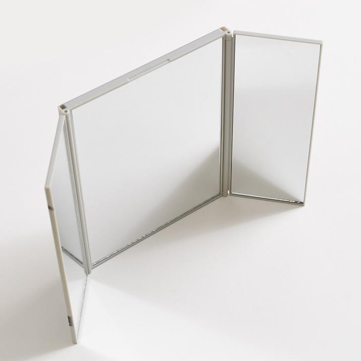 三面鏡 卓上 ミラー 折りたたみ スヌーピー snoopy キャラクター グッズ 小さい 持ち歩き 携帯 スタンド 化粧 メイク 3面鏡 | ブランド登録なし | 03