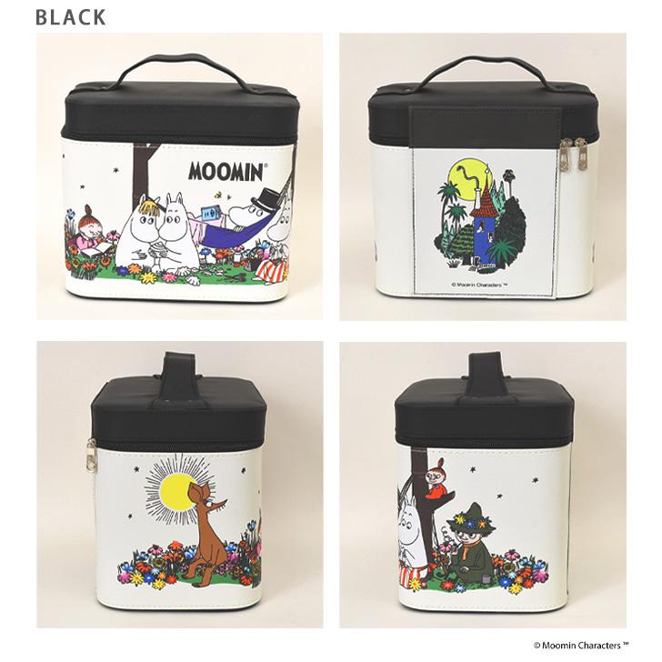 コスメボックス 鏡付き 大容量 持ち運び ムーミン moomin 化粧ポーチ