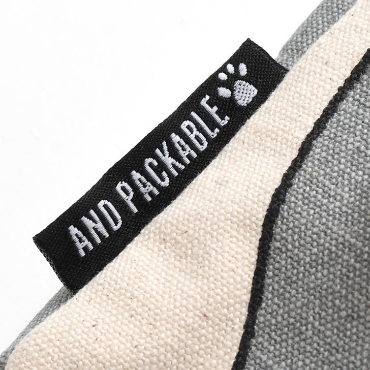 AND PACKABLE（アンドパッカブル） ポーチ 小物入れ ネコ ZPO