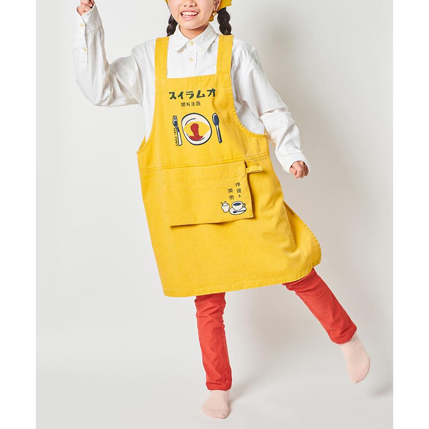 アンドパッカブル AND PACKABLE キッズエプロン エプロン かぶるだけ