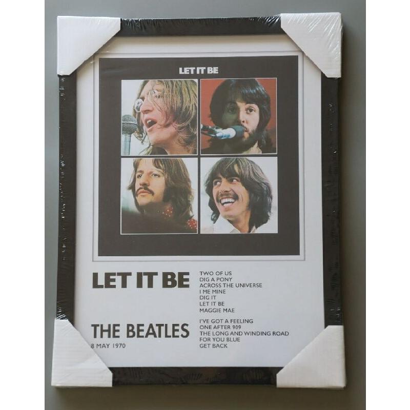 ビートルズ（レット・イット・ビー） ポスター（インテリア額）〔新品