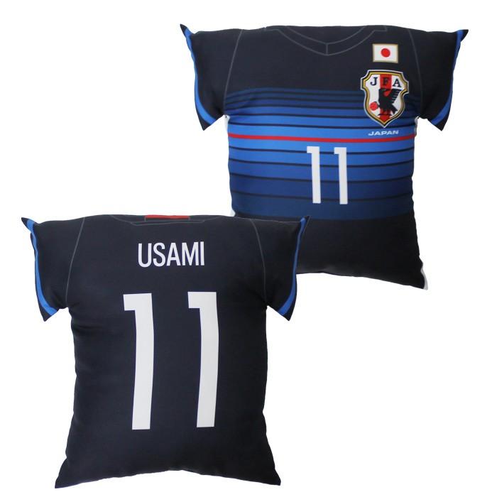 50 Off 日本代表 16 17 オフィシャル ユニフォーム型クッション No 11 宇佐美貴史 11 サッカーショップ Fcfa 通販 Yahoo ショッピング